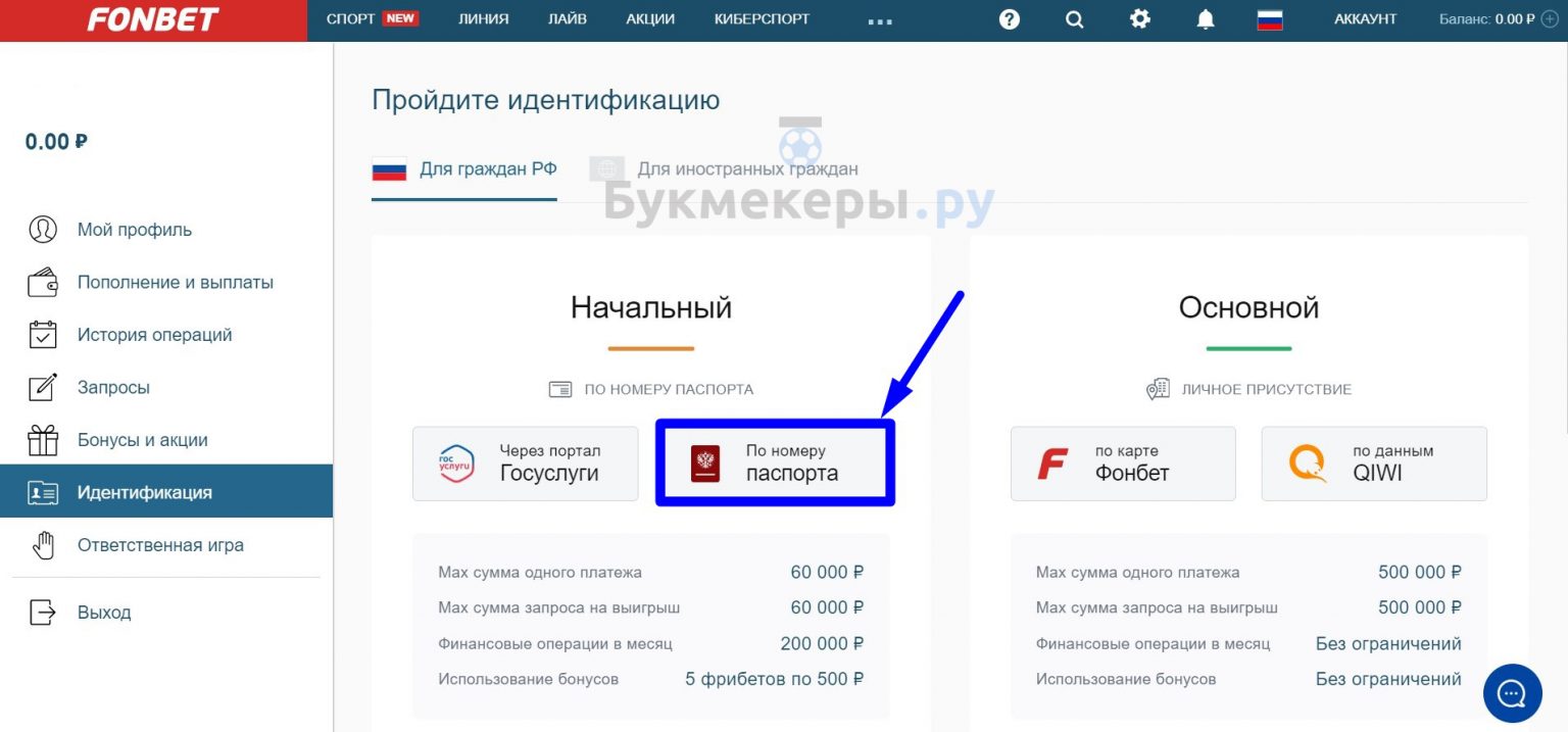 Фонбет по паспорту играть в рулетка онлайн бесплатно без регистрации на русском
