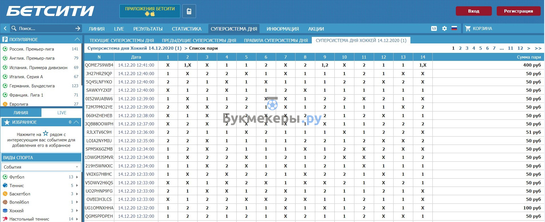Суперсистема дня в БК Бетсити - картинка 8